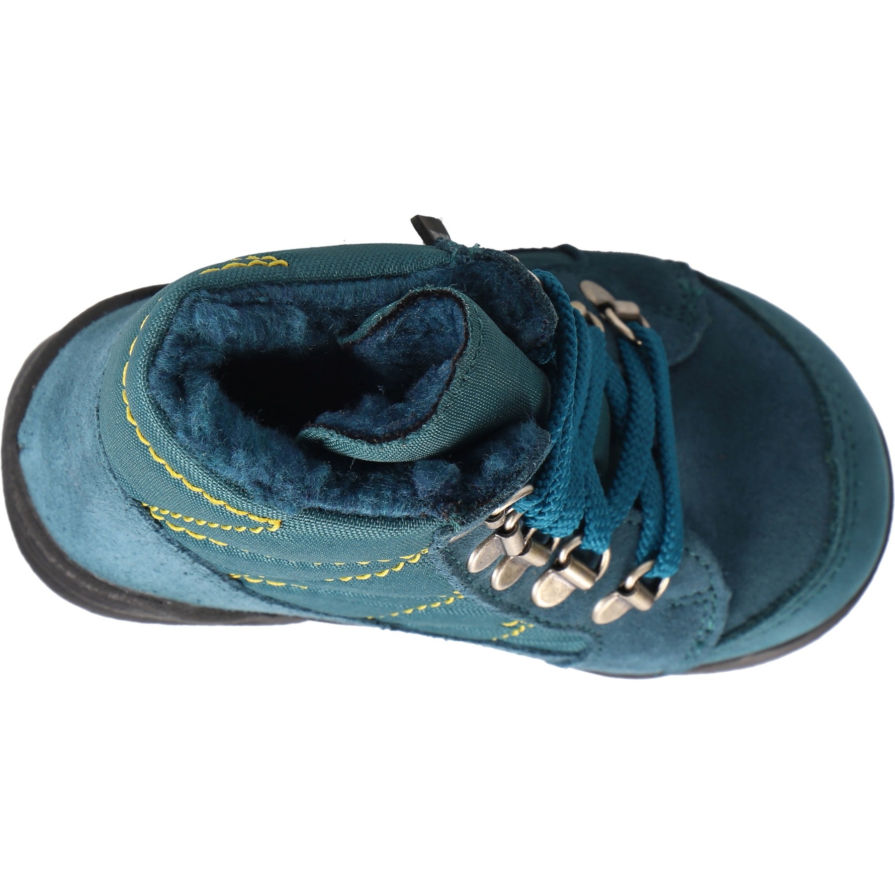 grüne stiefeletten draufsicht