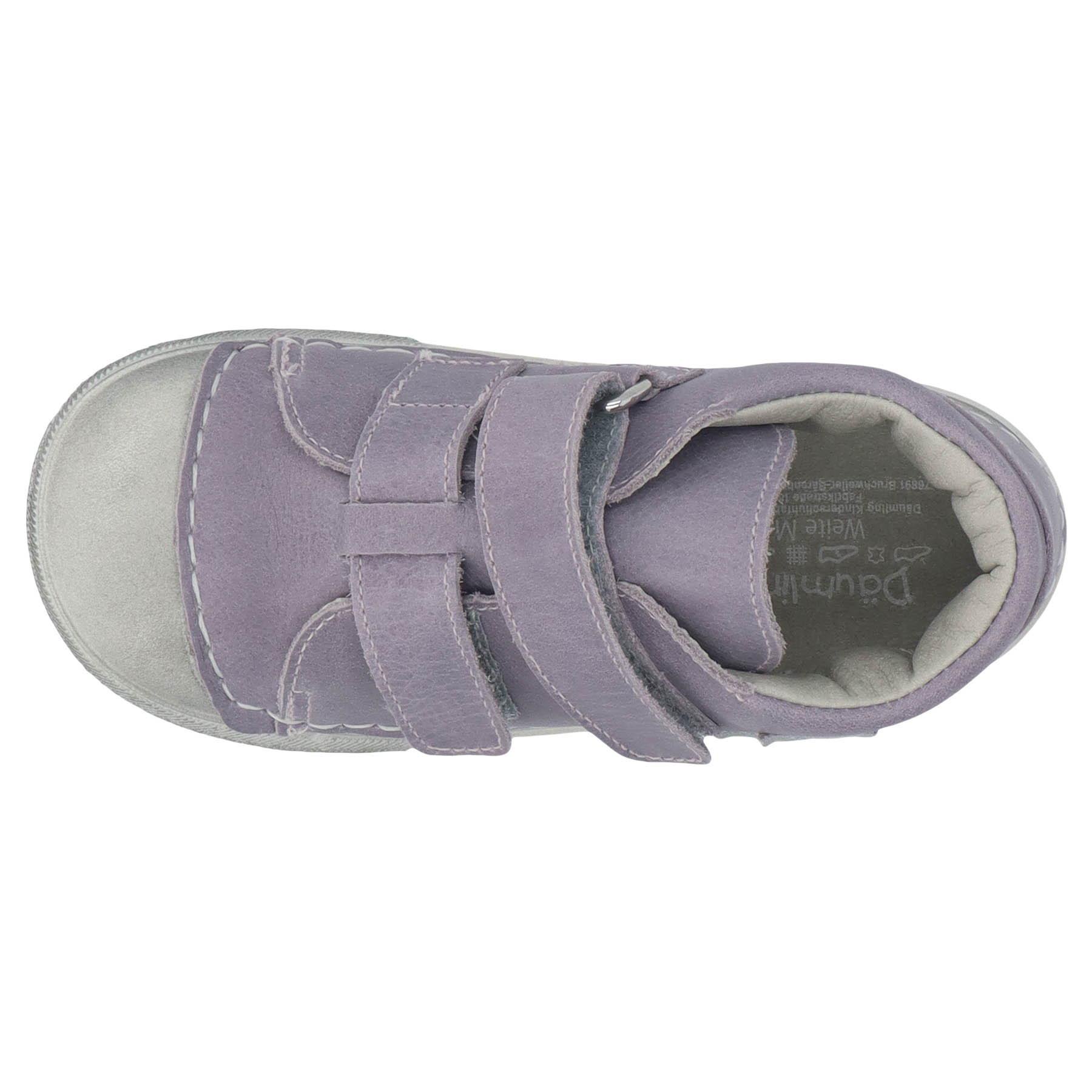 rote lauflernschuhe draufsicht