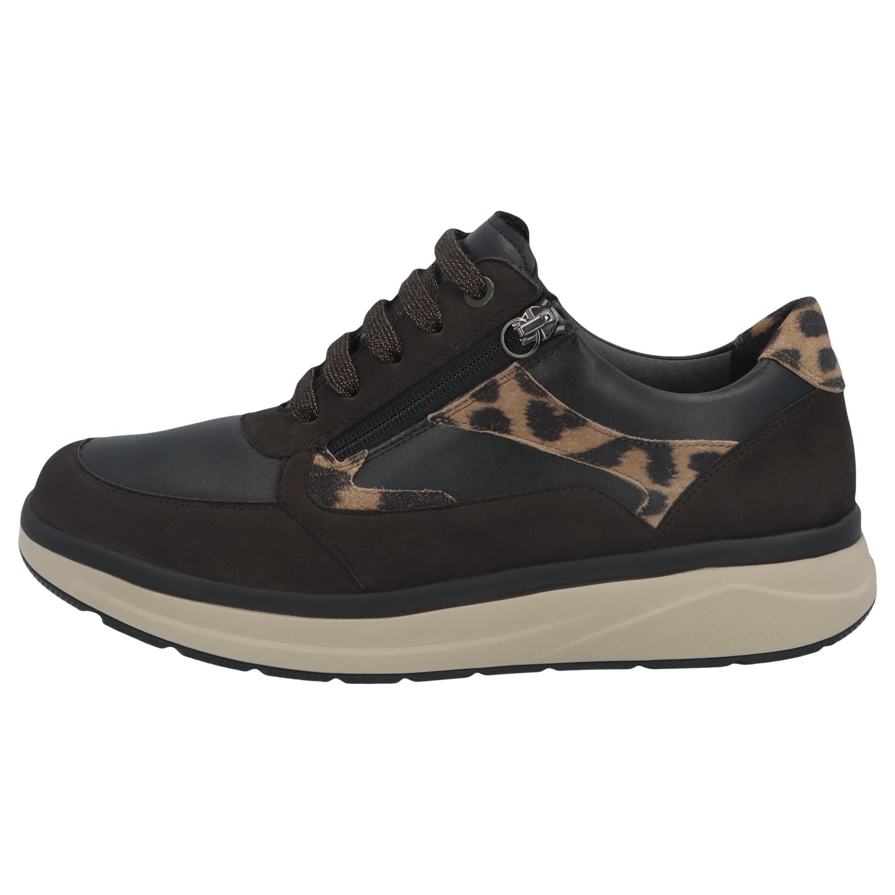 braune halbschuh seitenansicht links