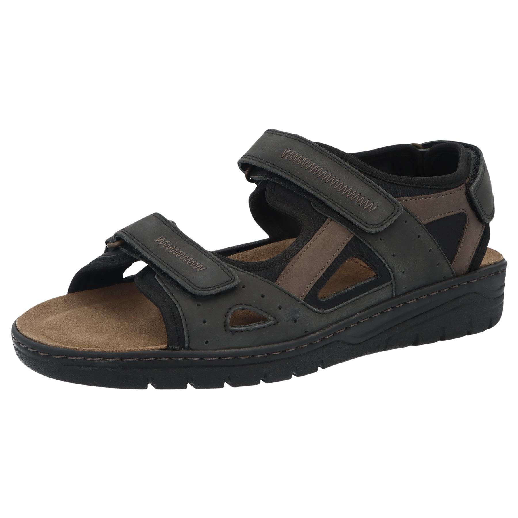 schwarze sandale 3-4 ansicht