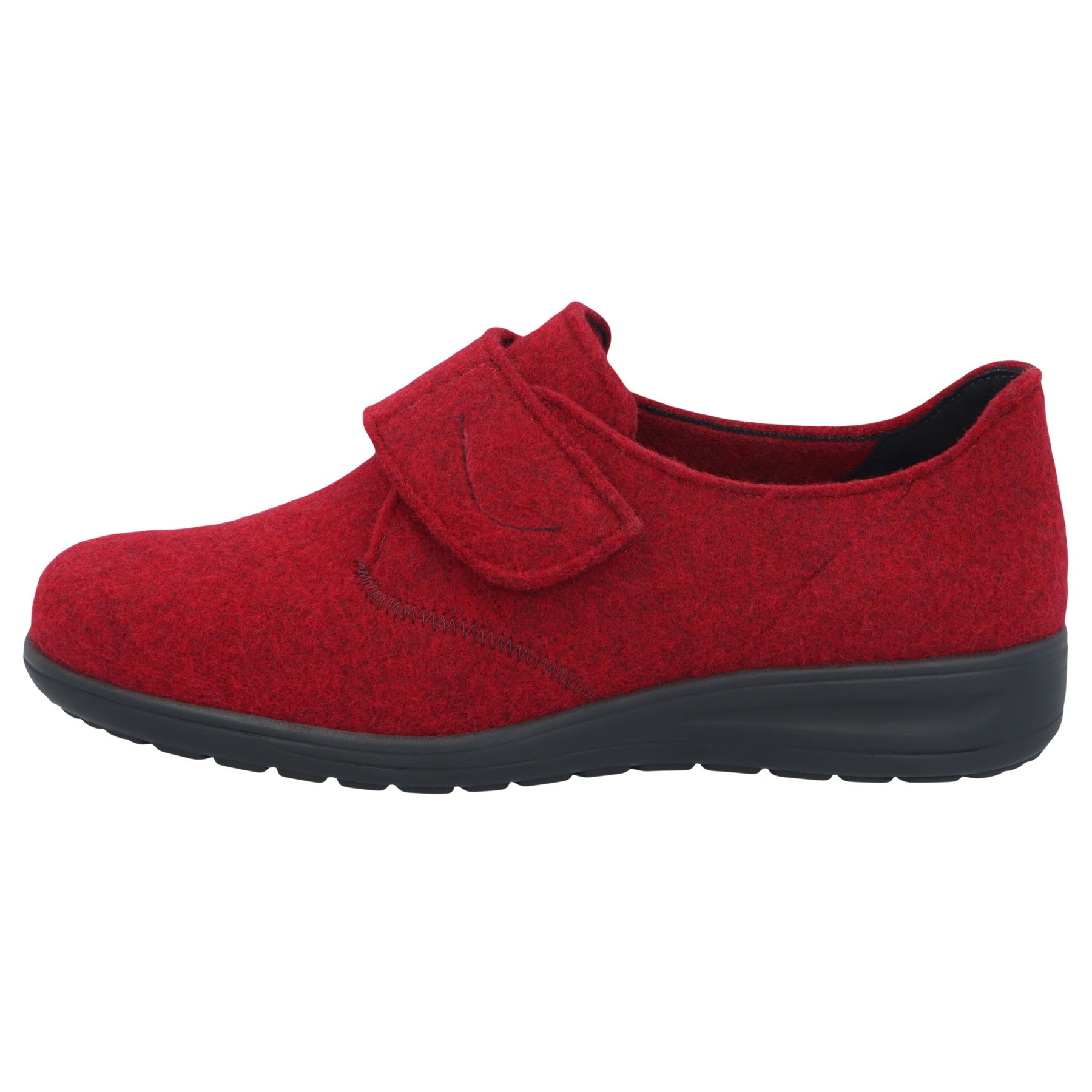 rote slipper seitenansicht links