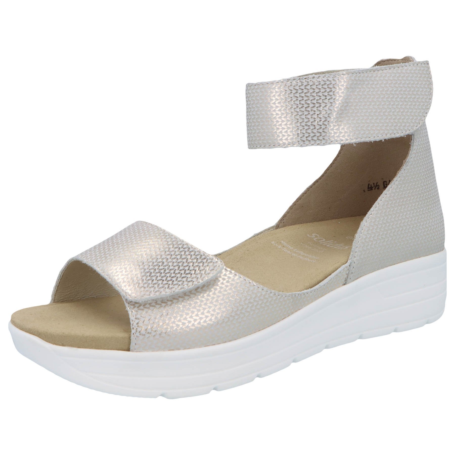 weiße sandale 3-4 ansicht