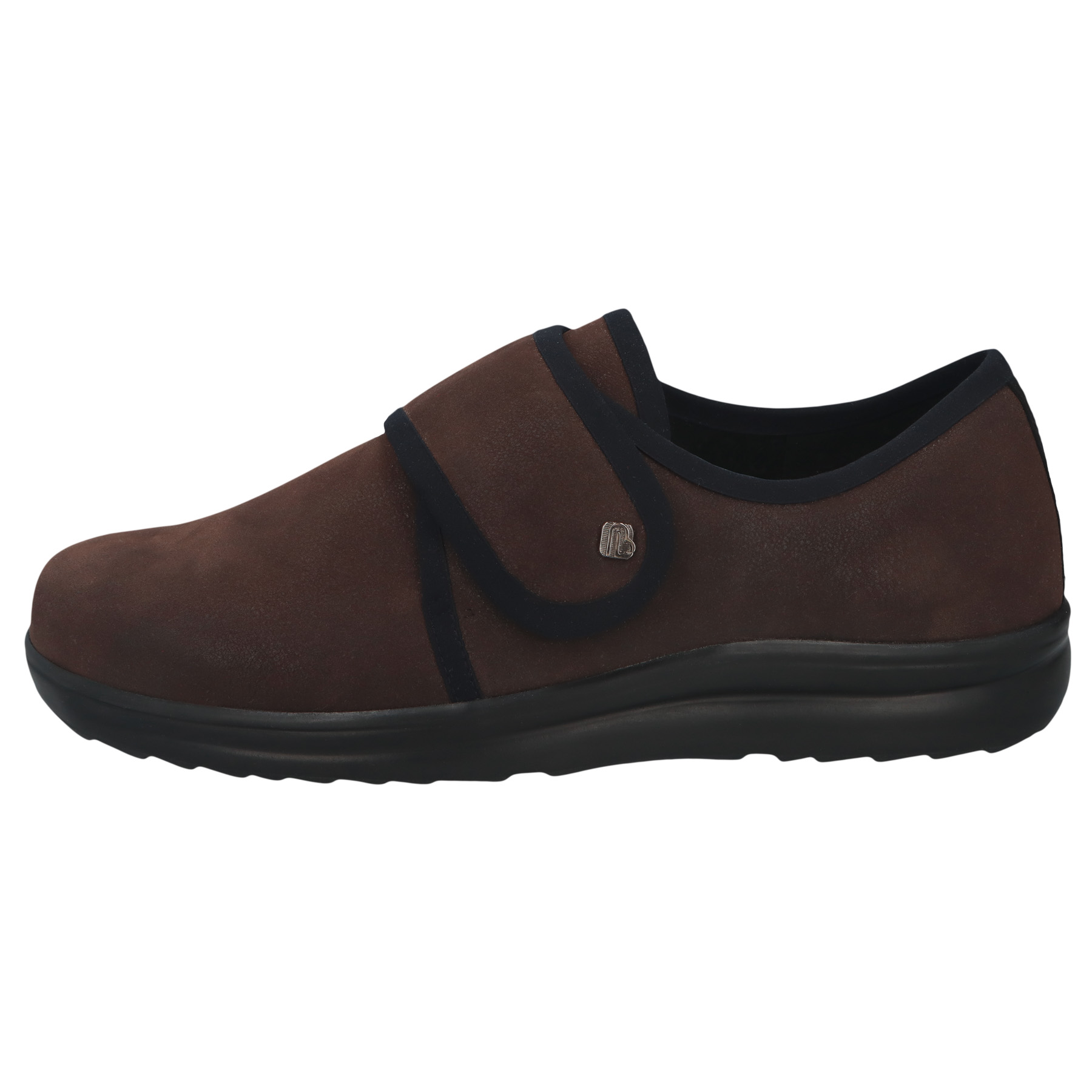 braune halbschuh seitenansicht links